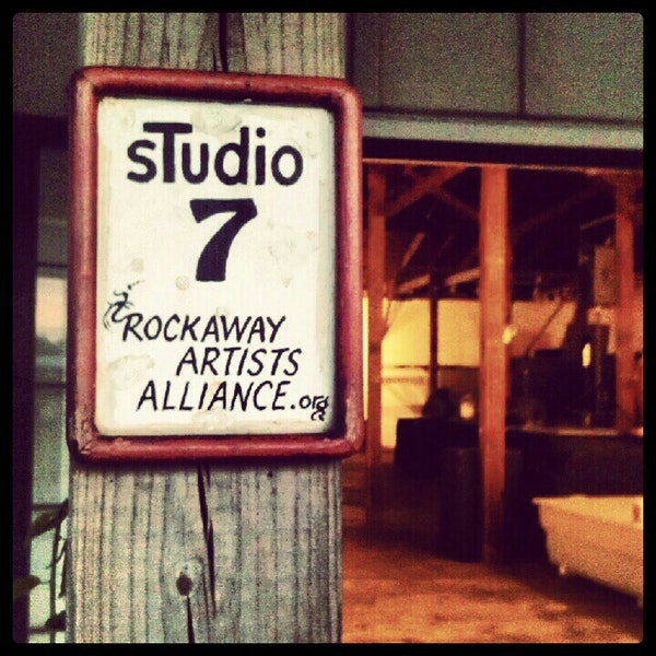BWS exhibiting at the Rockaway Artist Alliance in Fort Tilden, NY