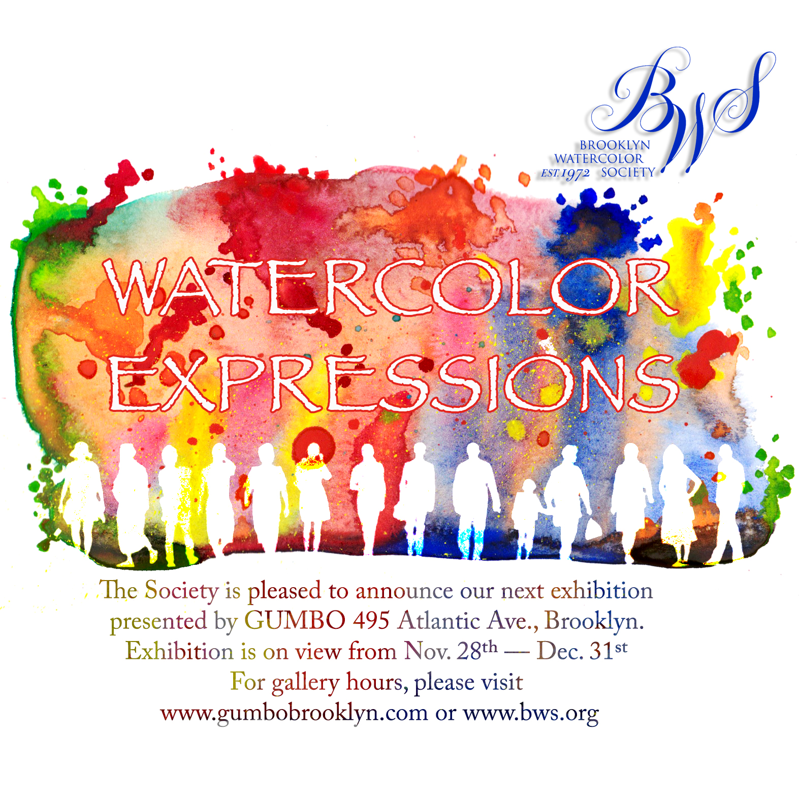 Watercolor Expressions Show Card